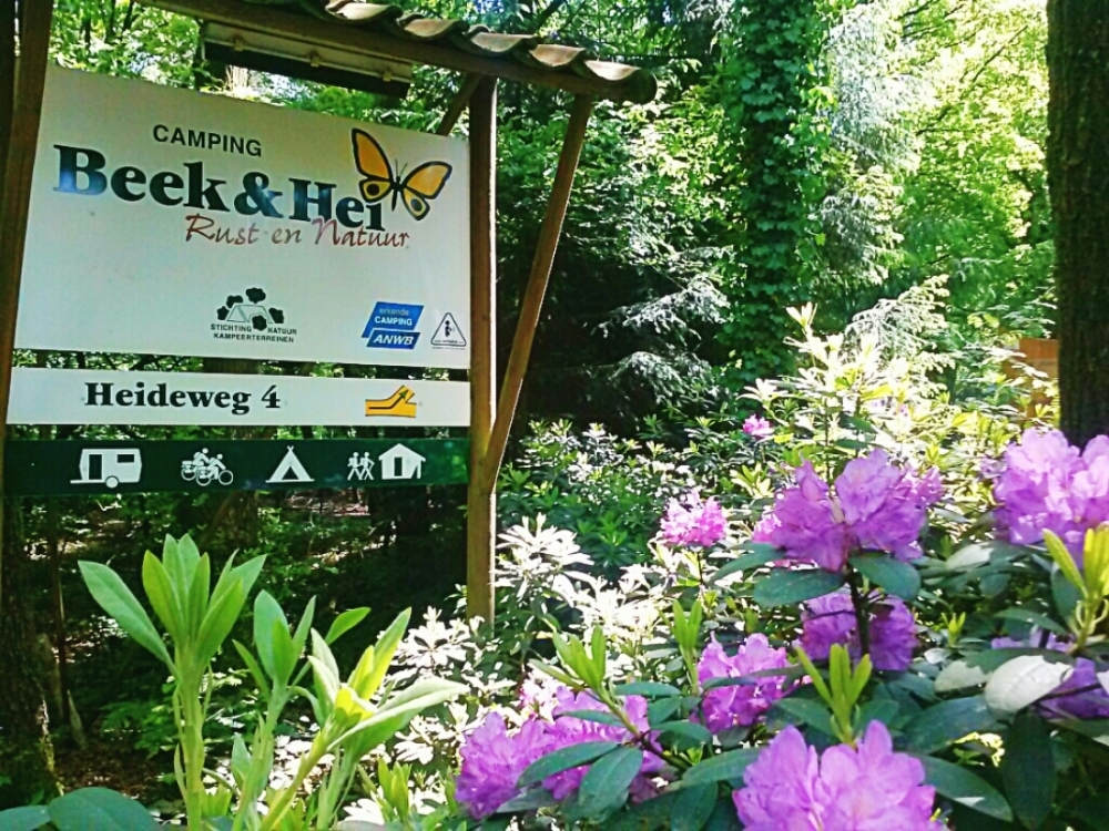 natuurkampeerterreinen Beek en Hei infobord 1