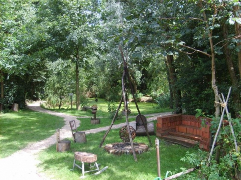 natuurkampeerterreinen Leerdam Centrale vuurplaats