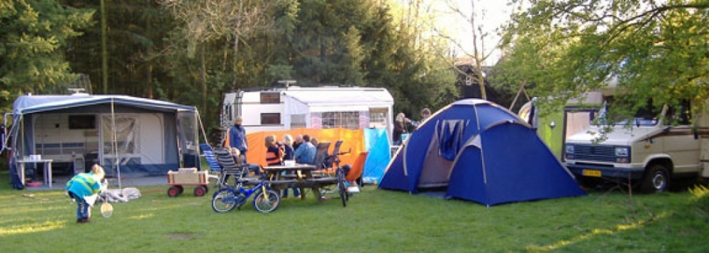 natuurkampeerterreinen kamperen allevormen