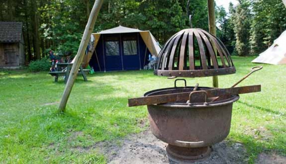 natuurkampeerterreinen kamperen vuurpot 1